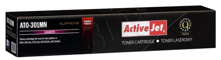 Toner Activejet ATO-301MN (zamiennik OKI 44973534; Supreme; 1500 stron; czerwony)