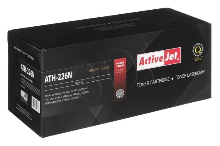 Toner Activejet ATH-226N (zamiennik HP 226A CF226A; Supreme; 3100 stron; czarny)