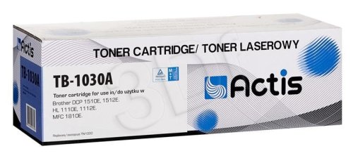Toner ACTIS TB-1030A (zamiennik Brother TN-1030; Standard; 1000 stron; czarny)