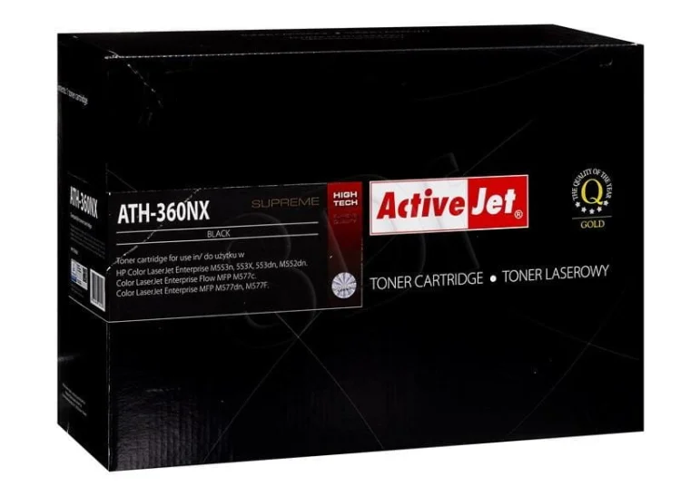 Toner Activejet ATH-360NX (zamiennik HP 508X CF360X; Supreme; 12500 stron; czarny)