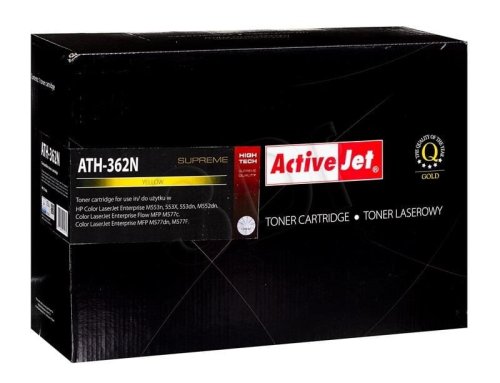 Toner Activejet ATH-362N (zamiennik HP 508A CF362A; Supreme; 5000 stron; żółty)