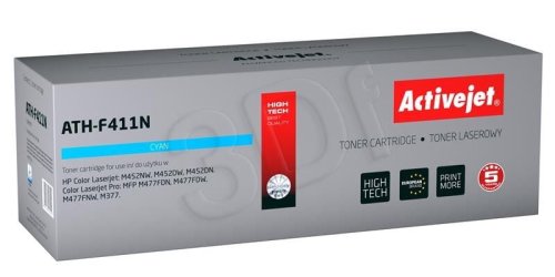 Toner Activejet ATH-F411N (zamiennik HP 410A CF411A; Supreme; 2300 stron; niebieski)