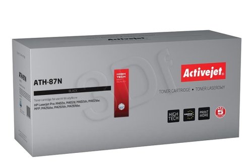 Toner Activejet ATH-87N (zamiennik HP 87A CF287A; Supreme; 9000 stron; czarny)