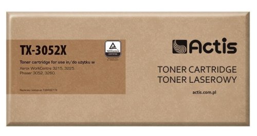 Toner ACTIS TX-3052X (zamiennik Xerox 106R02778; Standard; 3000 stron; czarny)