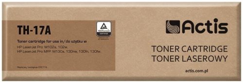 Toner ACTIS TH-17A (zamiennik HP 17A CF217A; Standard; 1600 stron; czarny)