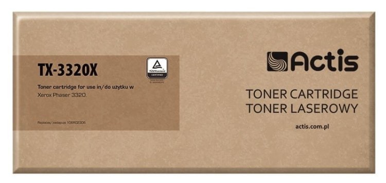 Toner ACTIS TX-3320X (zamiennik Xerox 106R02306; Standard; 11000 stron; czarny)