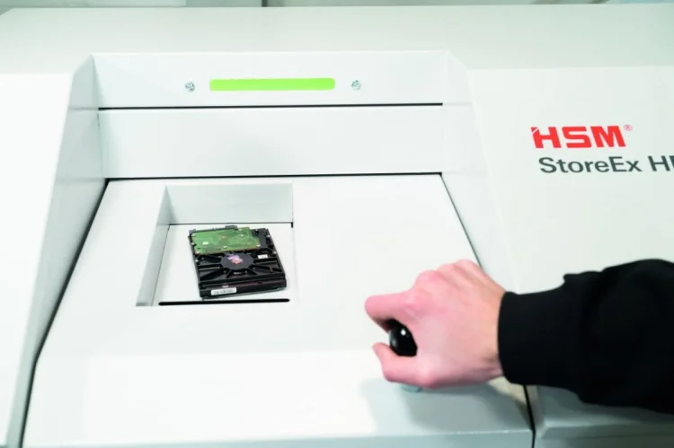 Niszczarka nośników danych HSM StoreEx HDS 230 20x40 P