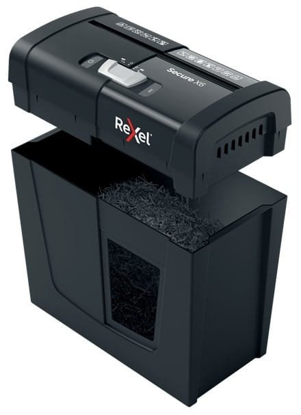 Niszczarka Rexel  Secure X6, (P-4), 6 kartek, 10 l kosz