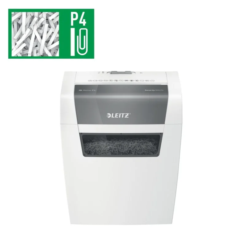 Niszczarka Leitz IQ Home, P4, 6 kartek, 15 l kosz