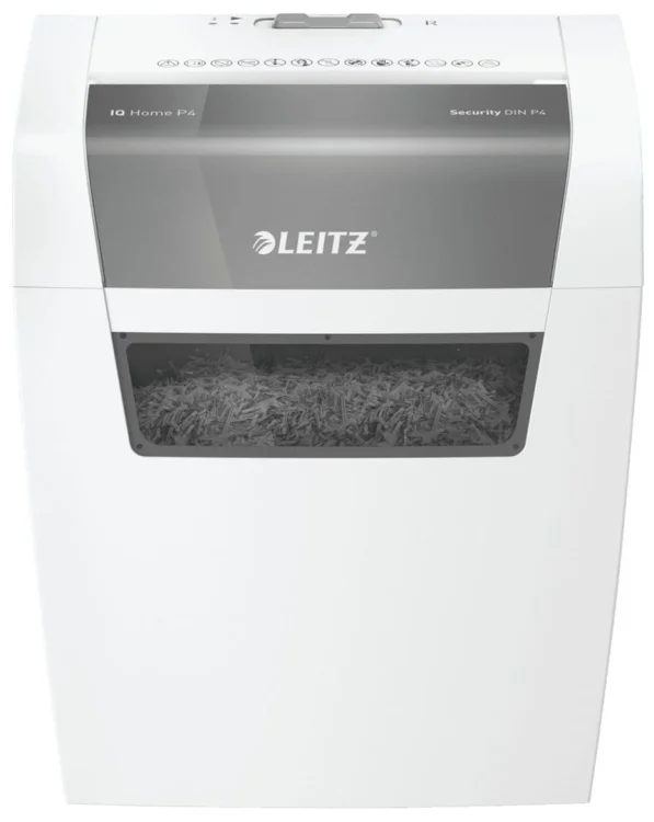 Niszczarka Leitz IQ Home, P4, 6 kartek, 15 l kosz