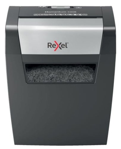 Niszczarka Rexel Momentum X406, 6 kartek, 15 l kosz