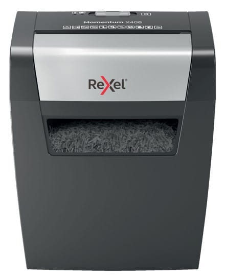 Niszczarka Rexel Momentum X406, 6 kartek, 15 l kosz