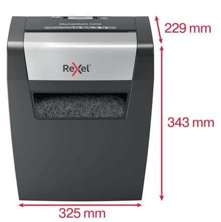 Niszczarka Rexel Momentum X406, 6 kartek, 15 l kosz