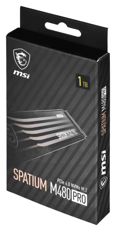 Dysk SSD MSI SPATIUM M480 Pro 1TB PCIe 4.0 NVMe M.2 2280