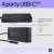 Hub HP USB-C 4K 6G842AA 4 porty USB-C Czarny