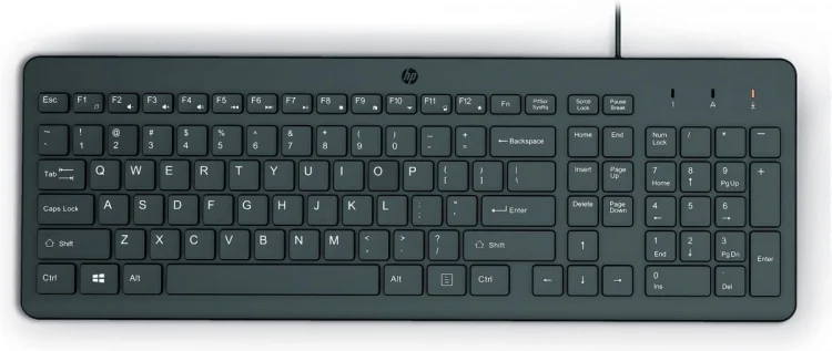 Klawiatura HP 150, 664R5AA USB Czarna