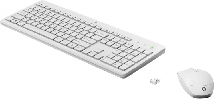 Klawiatura i Mysz HP Combo 230 3L1F0AA Biały