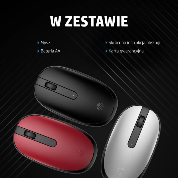 MYSZ optyczna HP 240 Lunar bezprzewodowa bluetooth 793F9AA Biała