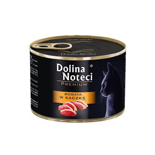 DOLINA NOTECI Premium bogata w kaczkę - mokra karma dla kota - 185g