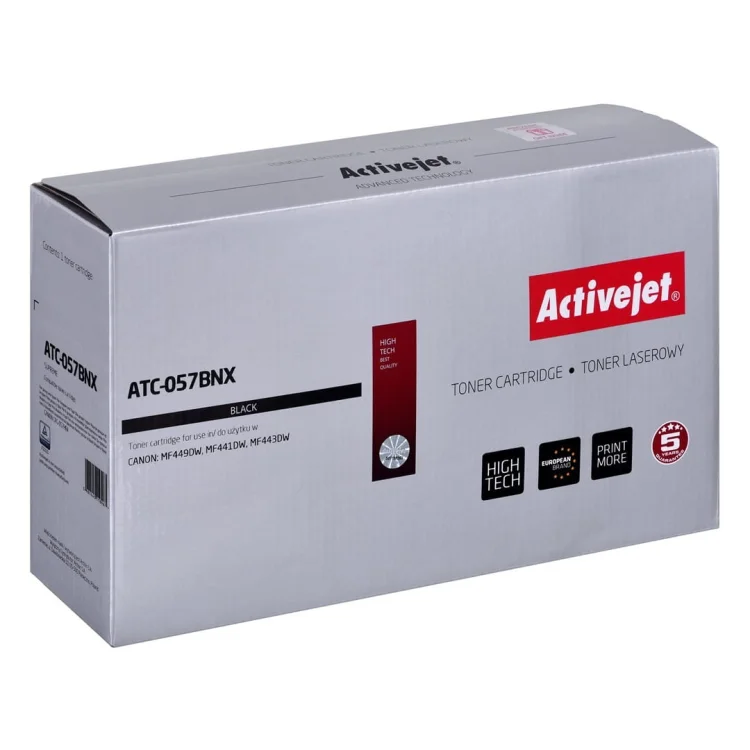 Toner Activejet ATC-057BNX (zamiennik  Canon CRG-057HBK; Supreme; 10000 stron; czarny) Z CHIP