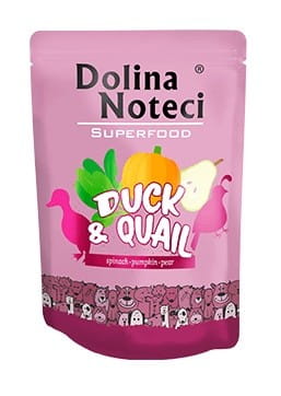 DOLINA NOTECI Superfood Kaczka i przepiórka - mokra karma dla psa - 300 g