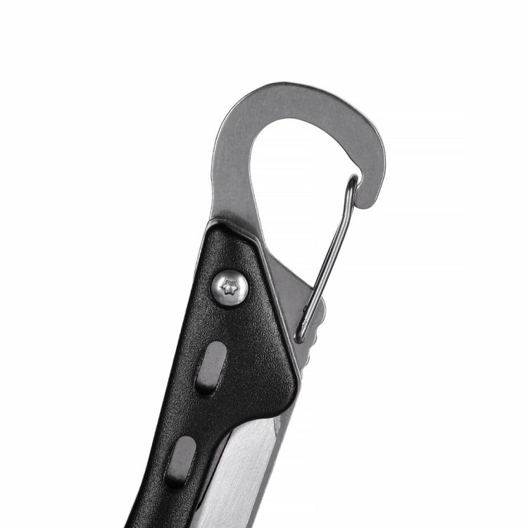 Multitool AZYMUT Turon - 10 narzędzi + karabińczyk +kabura do pasa (H-P224108)