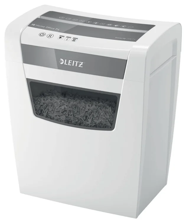 Niszczarka Leitz IQ Home Office P4, 10 kartek, 23 l kosz