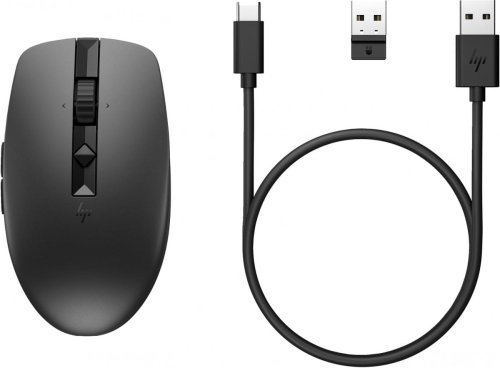 MYSZ optyczna z akumulatorem HP 710 Silent Bluetooth bezprzewodowa 6E6F2AA Czarna