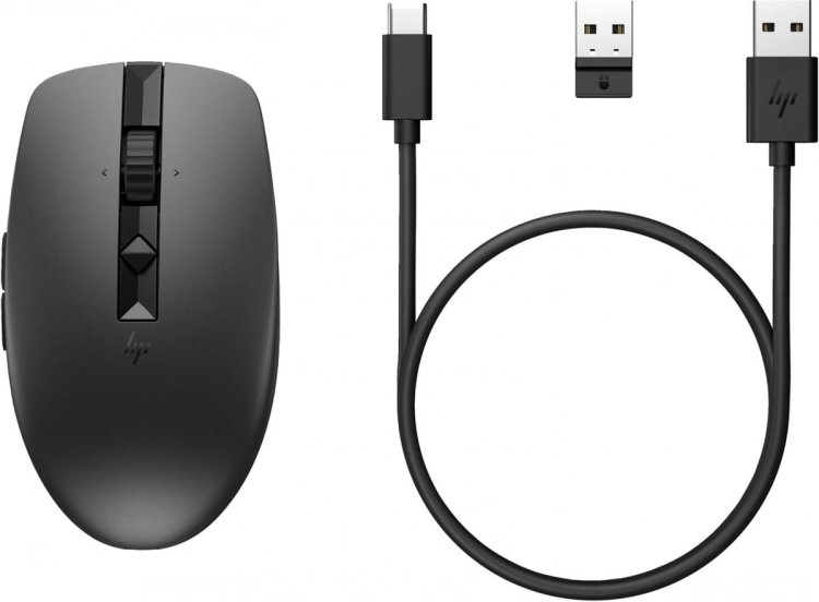 MYSZ optyczna z akumulatorem HP 710 Silent Bluetooth bezprzewodowa 6E6F2AA Czarna