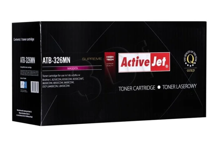Toner Activejet ATB-326MN (zamiennik Brother TN-326M; Supreme; 3500 stron; czerwony)
