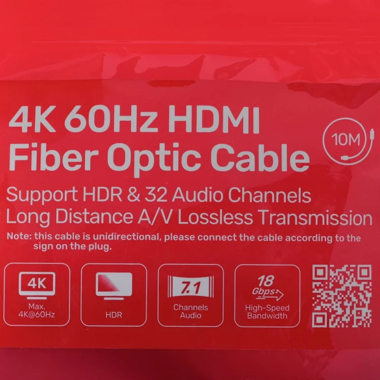 UNITEK KABEL OPTYCNZY HDMI 2.0 AOC 4K 60HZ 10M