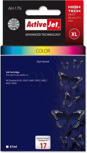 Tusz Activejet AH-17N (zamiennik HP 17 C6625A; Supreme; 47 ml; kolor)