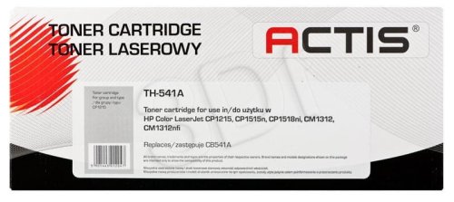 Toner ACTIS TH-541A (zamiennik HP 125A CB541A, Canon CRG-716C; Standard; 1500 stron; niebieski)