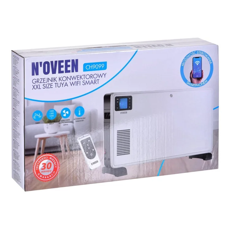 Grzejnik Konwektorowy Noveen CH9099 XXL SIZE Tuya WiFi Smart 2300 Watt
