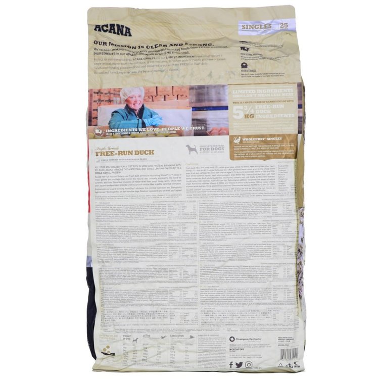 ACANA Free-Run duck dog 11.4kg