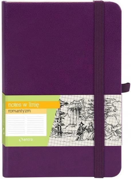 Notes A6 Linia Romantyzm Fiolet ANTRA