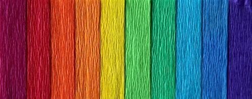 Bibuła marszczona MIX Spectrum (10szt)