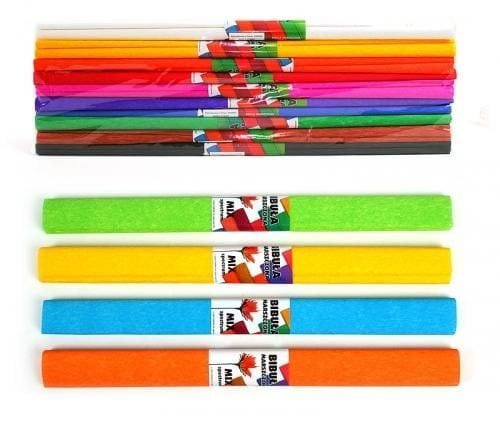 Bibuła marszczona mix spectrum (10szt)