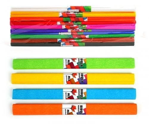 Bibuła marszczona mix spectrum (10szt)