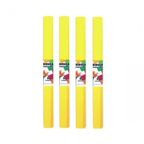 Bibuła marszczona 03 cytrynowa (10szt)