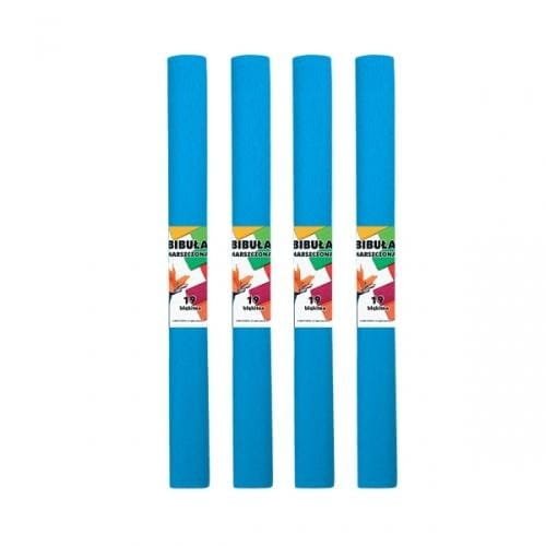 Bibuła marszczona 19 błękitna (10szt)