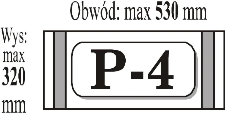 Okładka przylepiana P4 - Format A4 (50szt) IKS