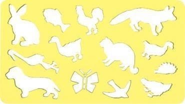 Szablon zwierząt Lis