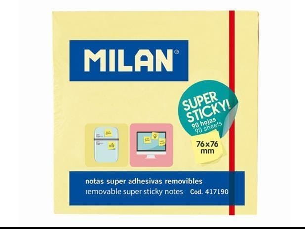 Karteczki samoprzylepne Super Sticky MILAN