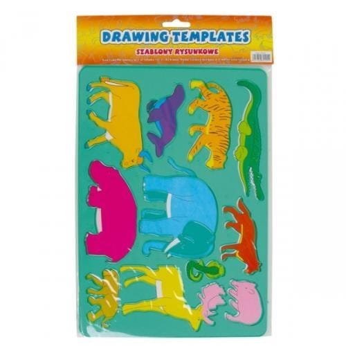 Szablon plastikowy zwierzaki