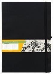 Notes B5 Kratka Impresja Czarny ANTRA