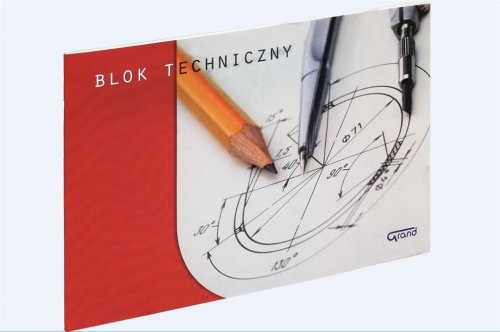 Blok techniczny A4/10K biały FIORELLO