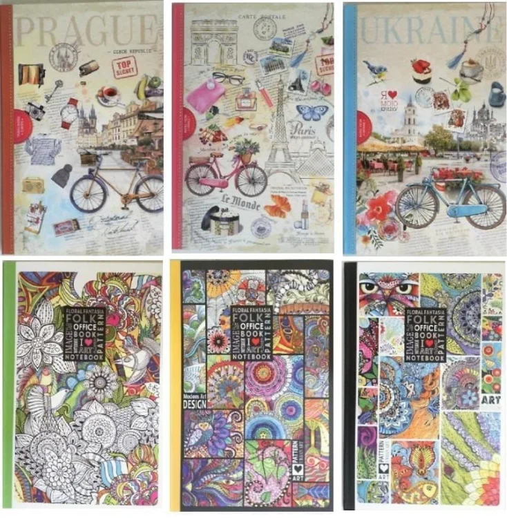 Notatnik ozdobny A4/80K linia FRESH