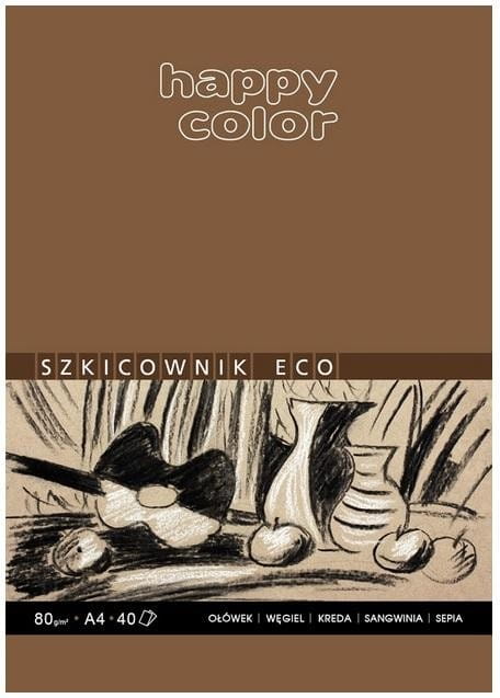 Blok szkicowy eco A4/80K 80g HAPPY COLOR