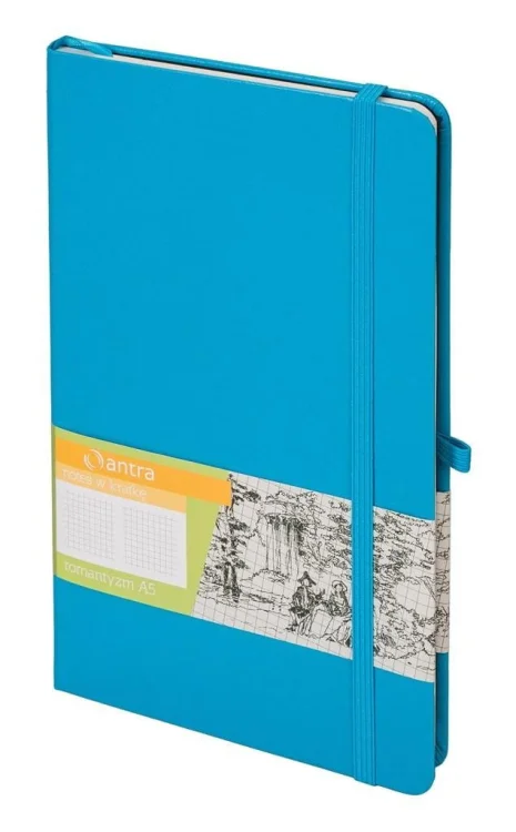 Notes A5 Kratka Romantyzm Jasno Niebieski ANTRA
